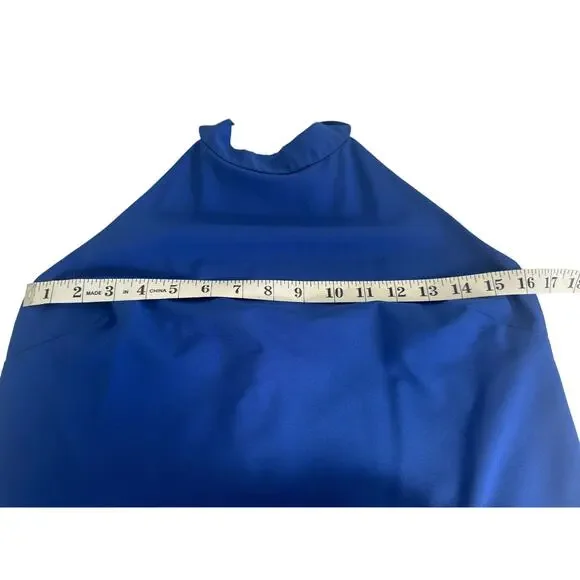 Hutch Blue Crepe‎ Halter Dress Size M